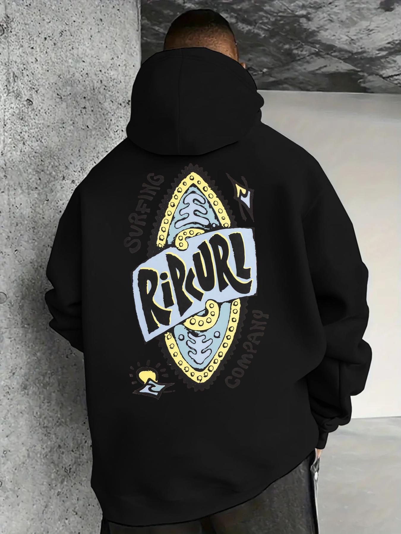 Men s Hoodie Pastel Pink Pullover with Company Graphic,Kangaroo Pocket & Drawstring Hood - Soft Everyday Sweatshirt for Surfing 3XL