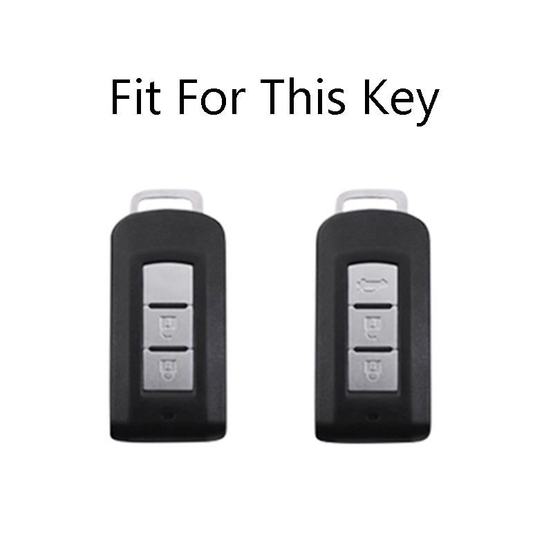 New Tpu Car Remote Key Case For Mitsubishi Outlander Asx Lancer Pajero Sport Eclipse Cross Key Cover Shell Fob Accessories