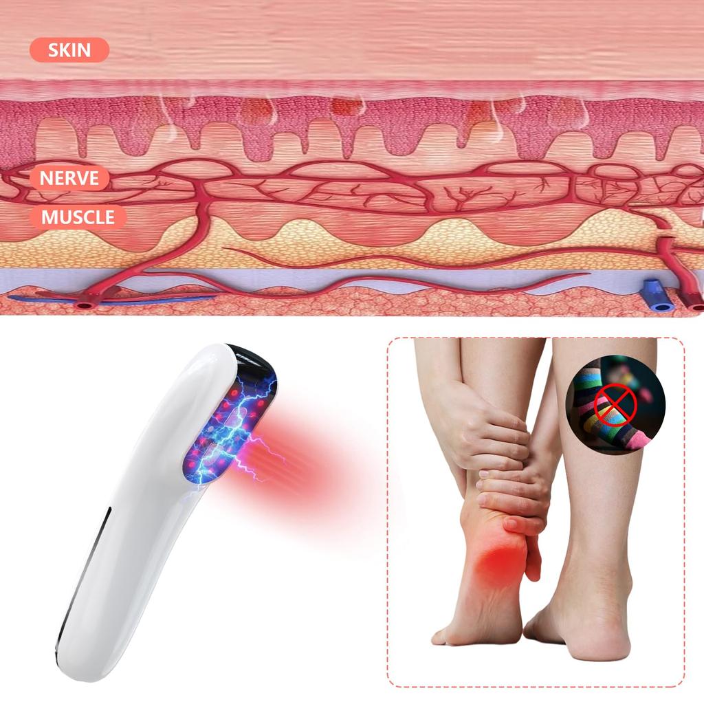 Red Irradiator for the Elderly Red LED Infrared Irradiation 808nm 650nm Microcurrent Care Irradiation for Lower and Feet For Home and Workplace Use
