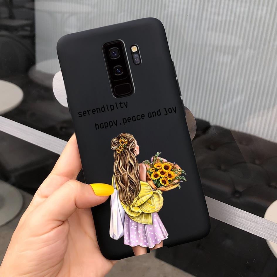 For Samsung Galaxy S9 Case G960F/DS Phone Cover Luxury Cartoon Soft Slim Funda For Samsung S9 Plus G965F S9+ Coque S9Plus Bumper
