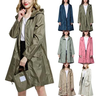 Women's  Rain Jacket Outdoor  Waterproof Windproof  Coat Outwear