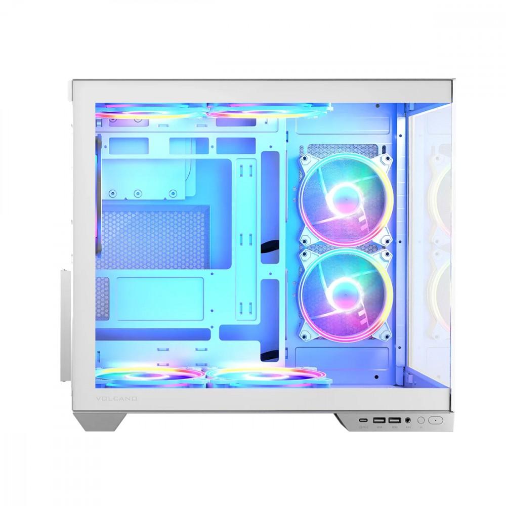 Computer Case Volcano Panorama APEX ARGB 7F MIDI White