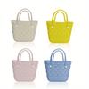 Chic EVA Beach Tote Bag - Large Capacity, Durable & Fade-Resistant with Secure Shoulder Strap Outdoor Bag