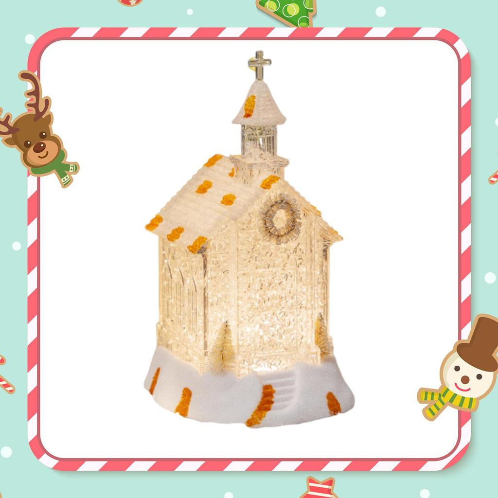 Christmas House LED House Night Light Gift Cute Craft Christmas Ornament