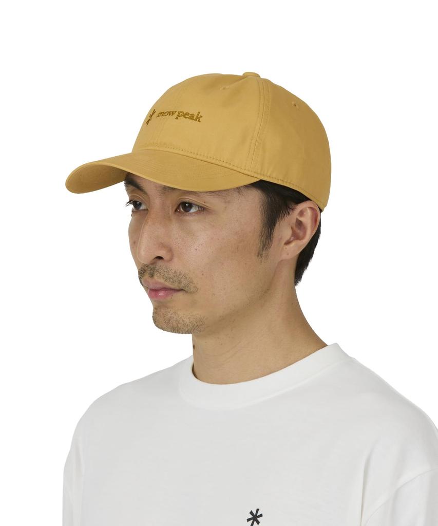 Snow Peak New Standard Logo Cap YELLOW 1 NSD-AC-25AU001, Headwear, Cap, Hat, Men's/Women's,