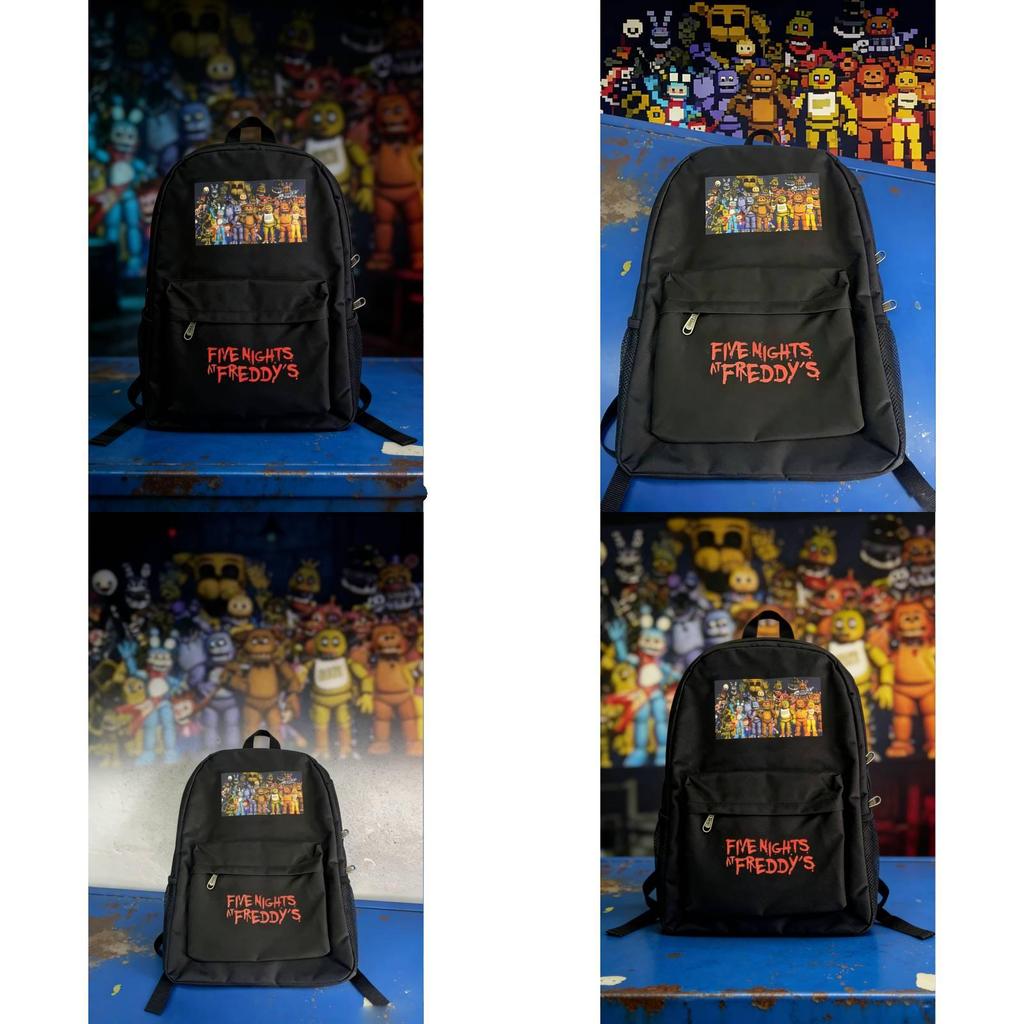 Five Nights At Freddys Cartoon Print Oxford Bag And Pencil Case For Teens