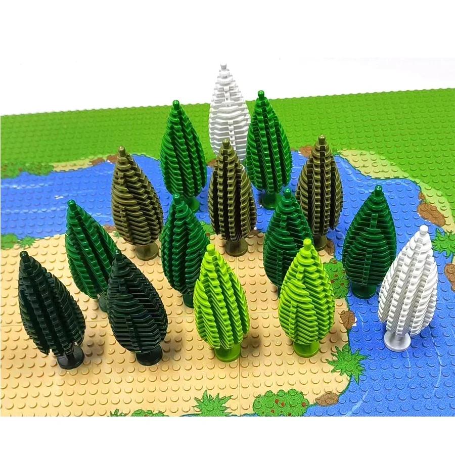 NEW Plants Pine Tree Spruce Rockery Building Blocks City Street View Garden Landscape Brick Compatible 3778 32607 2435 6064 2417