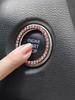The car push-start button crystal decoration is an interior accessory designed to enhance the sophistication of the car interior
