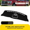 Fit  22 23-2025 Ford F-150 Front Dashboard Cover Dash Mat Carpet Sun Pad EXV