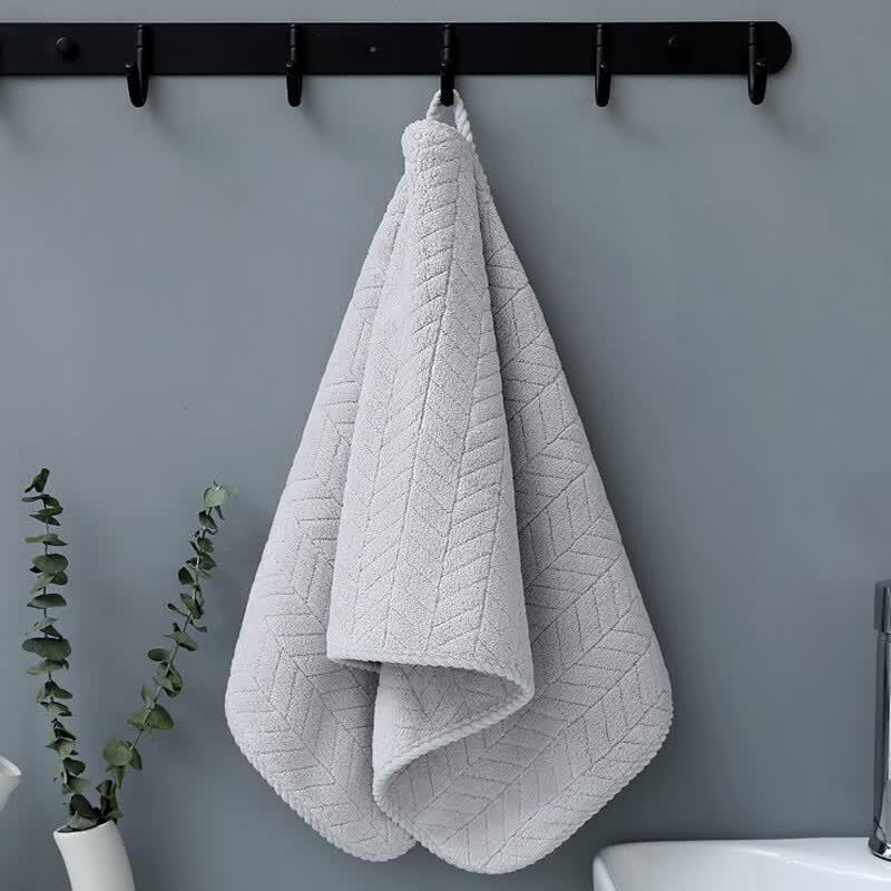 NetSwey Coral Fleece Quick-Dry Hand Towel светло-серый