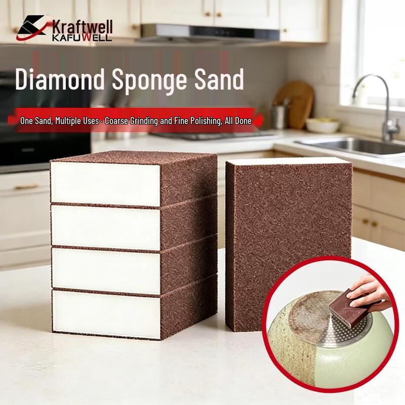 Kraftwelle Emery Sponge Sandpaper Scouring Pad