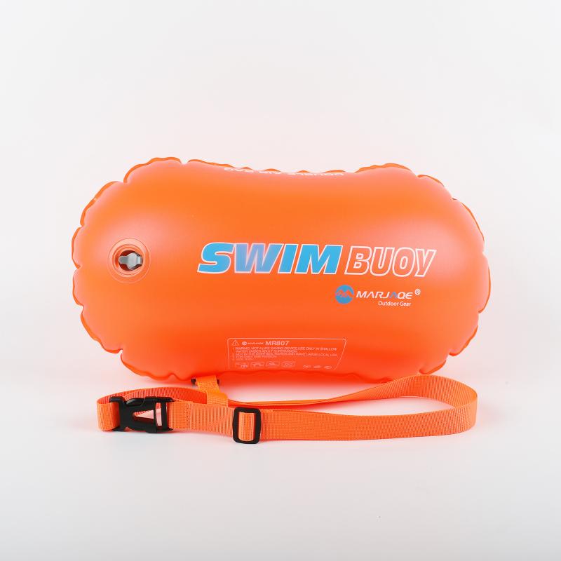 Swimming Pool Buoy Tow Floats Inflatable Life Saving Swim Buoy Pvc Inflated Air Drying Bag Drift Bag Pool Accessory Open Water