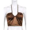 V-neck Cross Neck Strap Small Sling V Neck Cross-Halterneck Lace-up Tube Top Sling