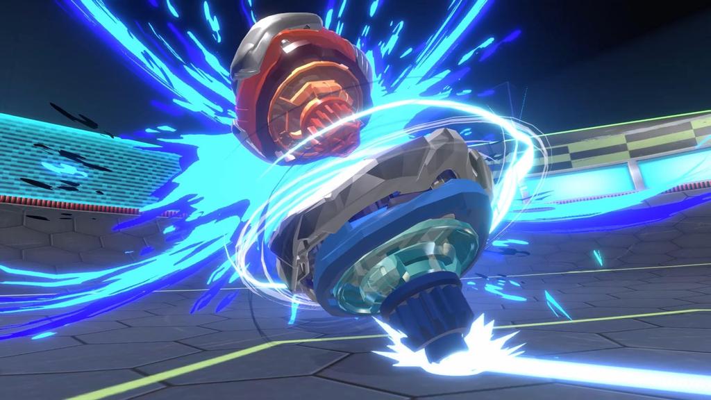 BEYBLADE X XONE - Nintendo Switch [Official Japanese Physical Edition with Exclusive Beyblade "Shinobi Knife 4-60LF Metal Coat Blue"]