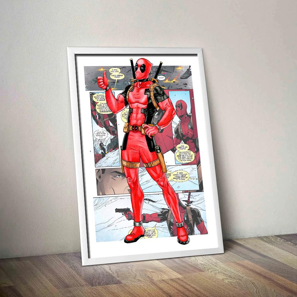 Poster Supereroi Avengers Spiderman Hulk Iron Man Captain America Figura Marvel Pittura su Tela Arte da Parete Decorazione Stanza Bambini Regalo