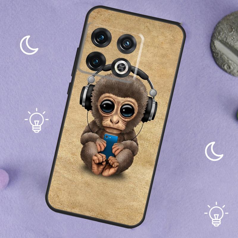 Monkey Gorilla Ape Baby For OnePlus Nord 5 CE 2 3 4 Lite N20 N30 Case For OnePlus 15 13 12 11 10 13T 10T 10R 12R 13R