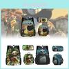 Zestaw plecaków Kung Fu Panda Wodoodporny Kreskówkowy Design Dla Dzieci Szkoła Zestaw 3-częściowy