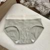 Female Autumn and Winter Sweet Retro Wave Point Cotton Antibacterial Extension Crotch No Trace Skin Briefs Hip Briefs