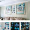 4M Star Garland 7cm 10cm Paper Stars Streamer Glitter Bunting for Birthday Party Decoration Kids Room Decor Baby Shower Supplies 5