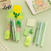 Portable Correction Tape for School Flower Stationery Set Macaron Color And Smooth Gift Set Girls Writing Gel Pens Homework Essentials Students Pens