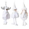 Angel Doll Ornaments Handmade Christmas Elk Doll for Christmas Party New Year Wedding Decoration