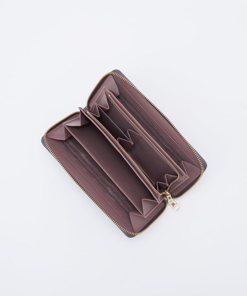 Monogram Plate Round Zip Wallet RUZ1032181A0002 Free Gray Other 1 [Rashit] (SO-372)