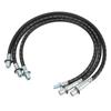 3pcs Extended Brake Line Kit Rear Front Rubber Replacement for Hilux LN106R LN46 RN46 YN65R