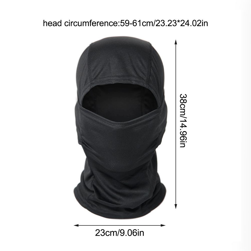 Máscara Balaclava de Verão para Homens Ciclismo Boné Motocicleta Proteção Solar Cobertura Facial Completa Chapéu de Pesca Bicicleta Bandana Neck Gaiter