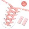 Magnetic Buckle Lock Shoelaces Without Ties Cashew Flower Print Shoelace No Tie Shoe Laces Flat Elastic Laces Sneakers Kid Adult