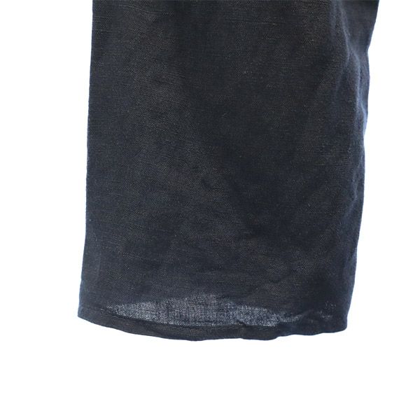 Mila Owen Linen Blend Long Sleeve One Piece Black Women Used