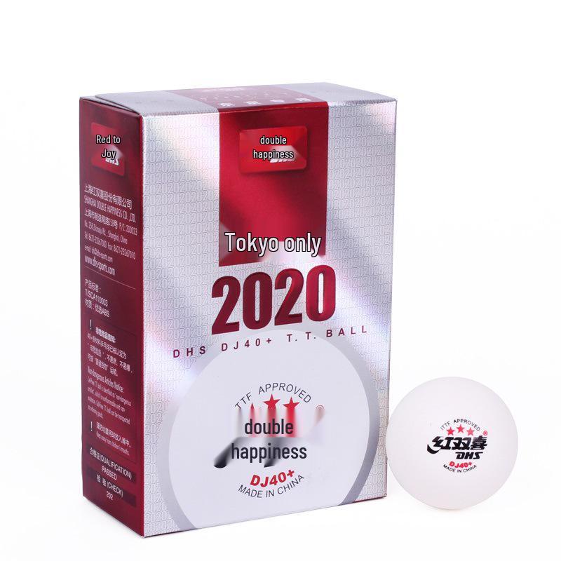 

Мяч для настольного тенниса Double Happiness D40+ Три звезды - Специальное издание для Чемпионата мира 2020 и матча DJ Tokyo WTT.