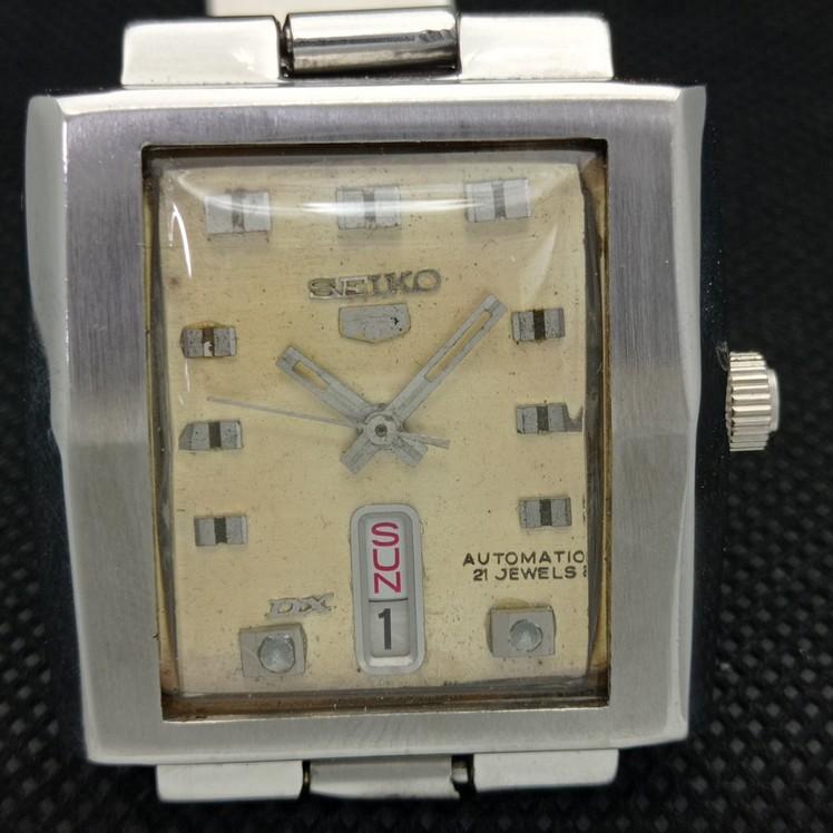 USED VINTAGE SEIKO 5 AUTOMATIC 6106C JAPAN MENS WATCH 621d-a415806-2 SKU621d-a415806