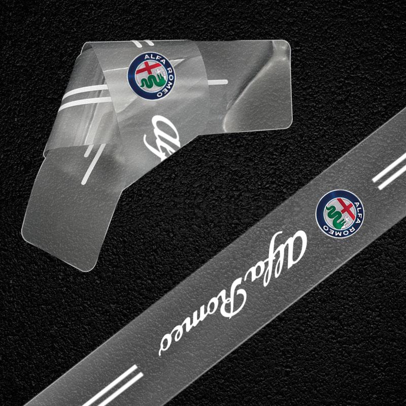 Adesivo Protettivo Trasparente per Emblema Baule Auto per Alfa Romeo Giulia Stelvio Giulietta Spider GT 4C 8C Mito Brera Modifica