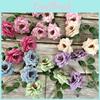 Realistic Artificial Silk Flower Bouquet Wedding Home Decor Photography Props Centerpiece