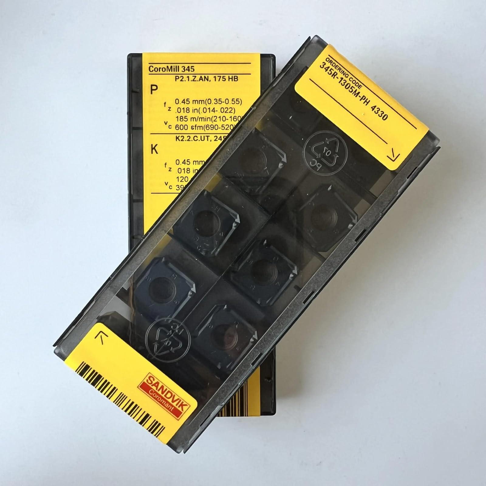 

Original Sandvik / 345R-1305M-PH 4330 / CNC lathe carbide blade 10 PCS