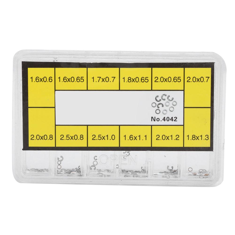 Metal Watch Washer Clip Assorted Kit Watch Repairing Tool Accessory for Watchmakers