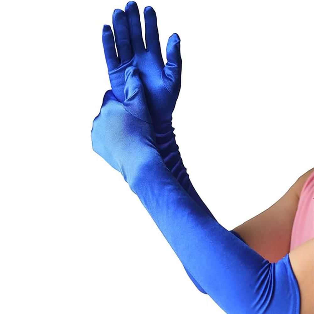 

Женские длинные атласные перчатки 1920-х годов для оперы, свадебного танца, костюм на Хэллоуин, вечерние перчатки, 22 дюйма