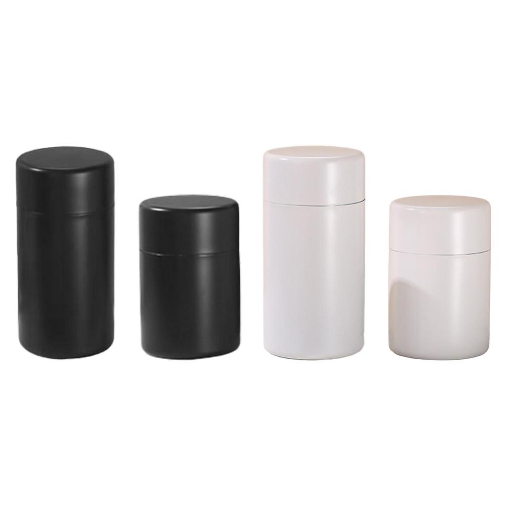 Creative Stainless Steel Tea Box with Double Airtight Lid for Candy, , And Coffee Beans.