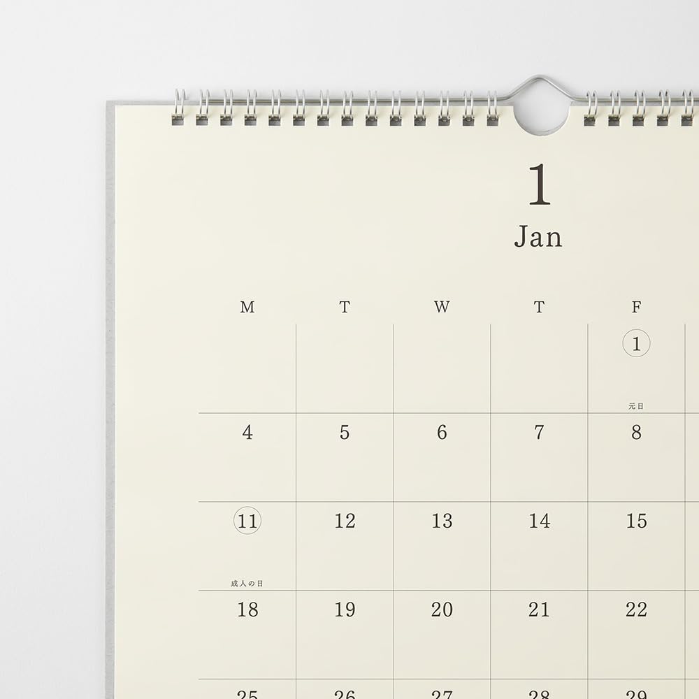 Midori MD Product 2027 Wall Calendar 31448006