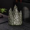 Creative Ceramic Incense Burner: Palo Santo Holder & Sage Burning Stove for Desktop Atmosphere and Decorative Display