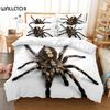Ložní souprava Pavouk a zvířata Mikrovlákno 3D tisk Povlak na přikrývku Queen King Size Módní design Povlak na přikrývku s povlaky na polštáře