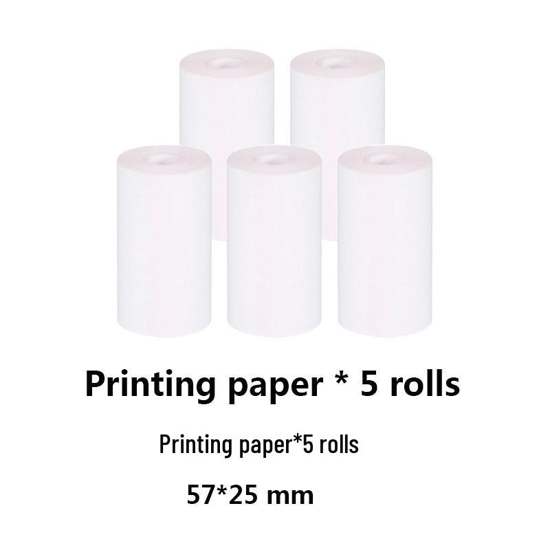 Mini-Selbstklebendes Thermodruckerpapier ohne Kern für Kasse und Fotolabel