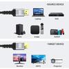 HDMI Cable 3M 4K 60Hz 18Gbps High Speed ??HDMI Cable 2.0 (Standard) & 4K 2K 1080p/2160p HDR 3D HDCP2.2 Ethernet ARC (Audio Return Channel), Compatible