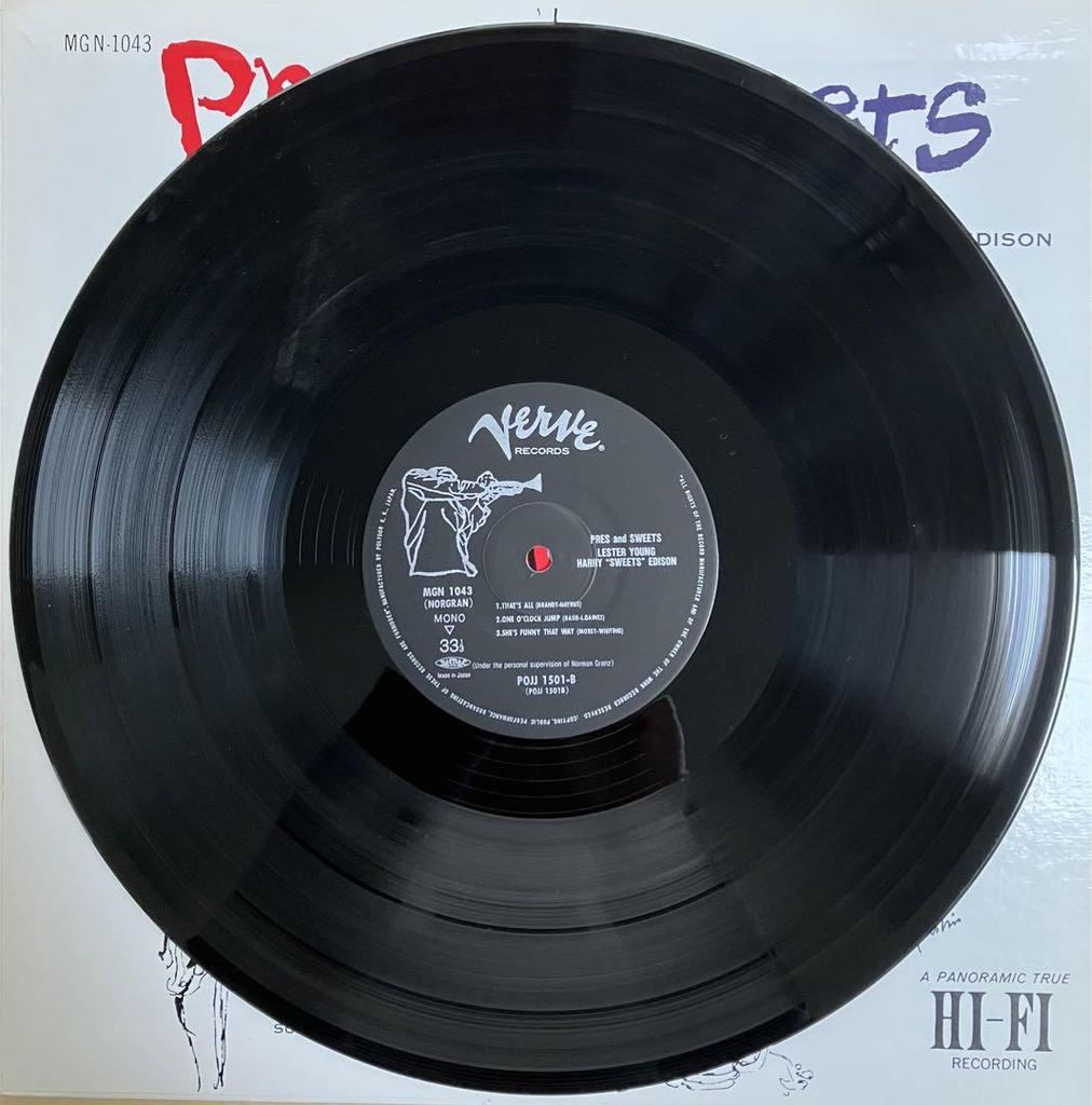 [USED] Reduced price Lester Young Pres & Sweets limited reissue LP