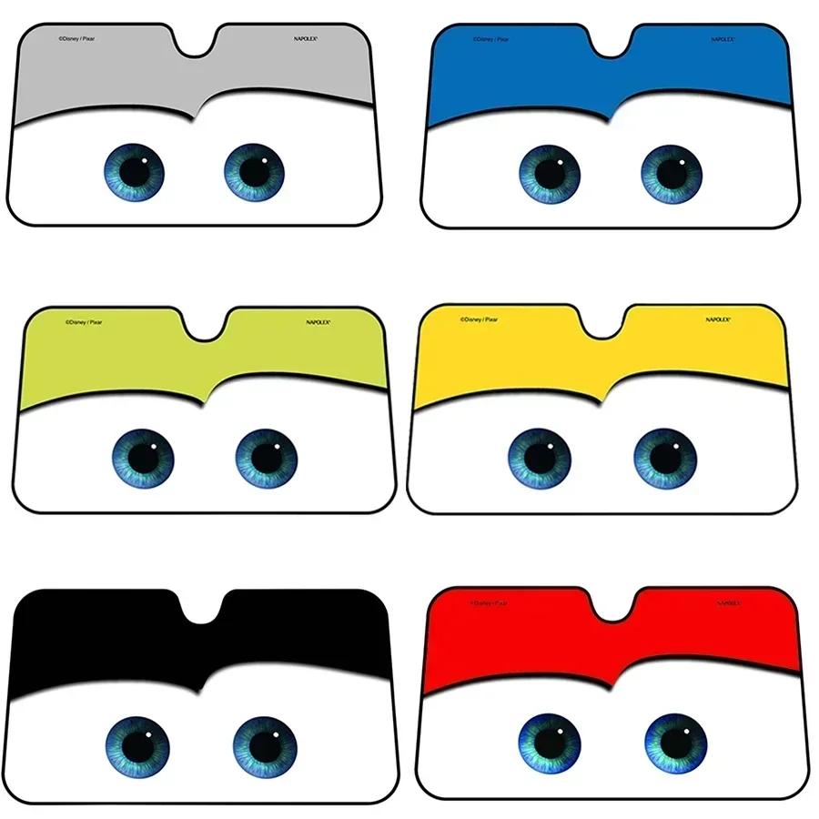 Eyes Lightning M-mcqueen Angry Car SunShade Car Sunshade Front Windshield Protector Foldable UV Resistant Cover Accessorie Amagi