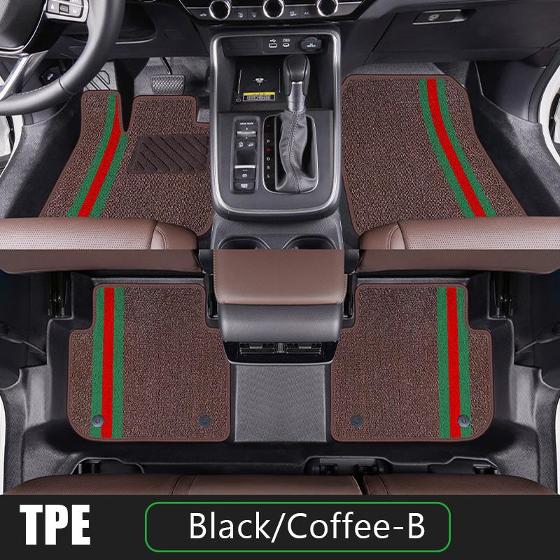 TPE Car Floor Mat For Honda Civic 2012-2016,2016-2025,2025-2025 Wear-resistant Custom Carpet Floor interior Decor Styling Ideas