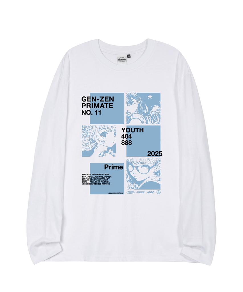 PRIMATE Magazine Oversized Long Sleeve 4 Colors