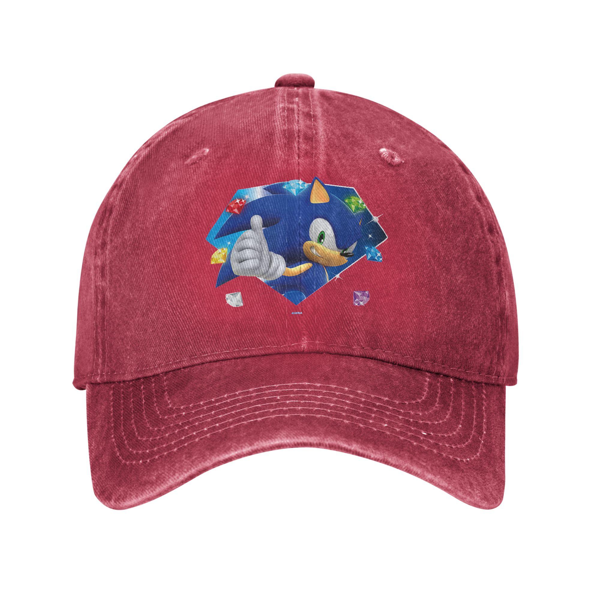 

Sonices The Hedgehoges 35th Anniversary Emerald Legacy Baseball Cap Men Design Trucker Hat Spring Running Hippie Baseball Caps One Size