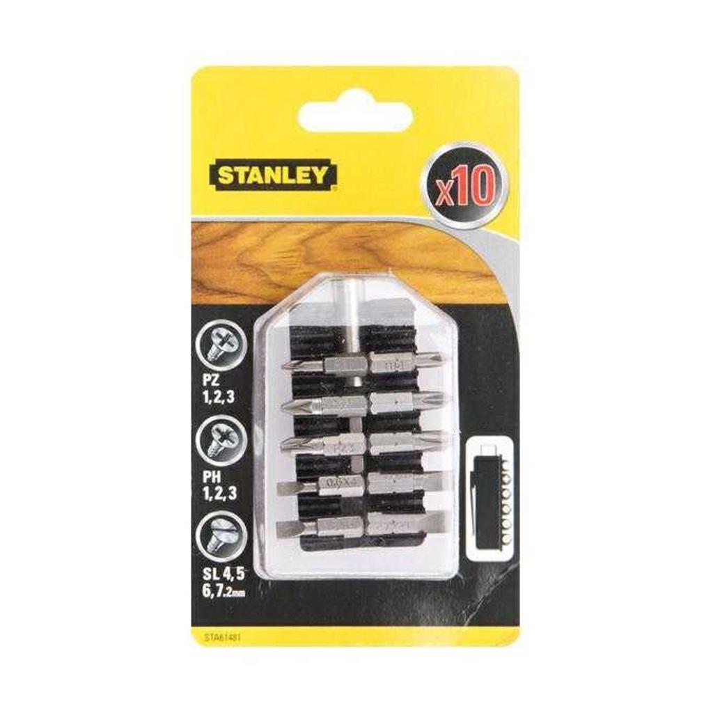 Stanley Screwdriver Bit Set (Pack of 9)