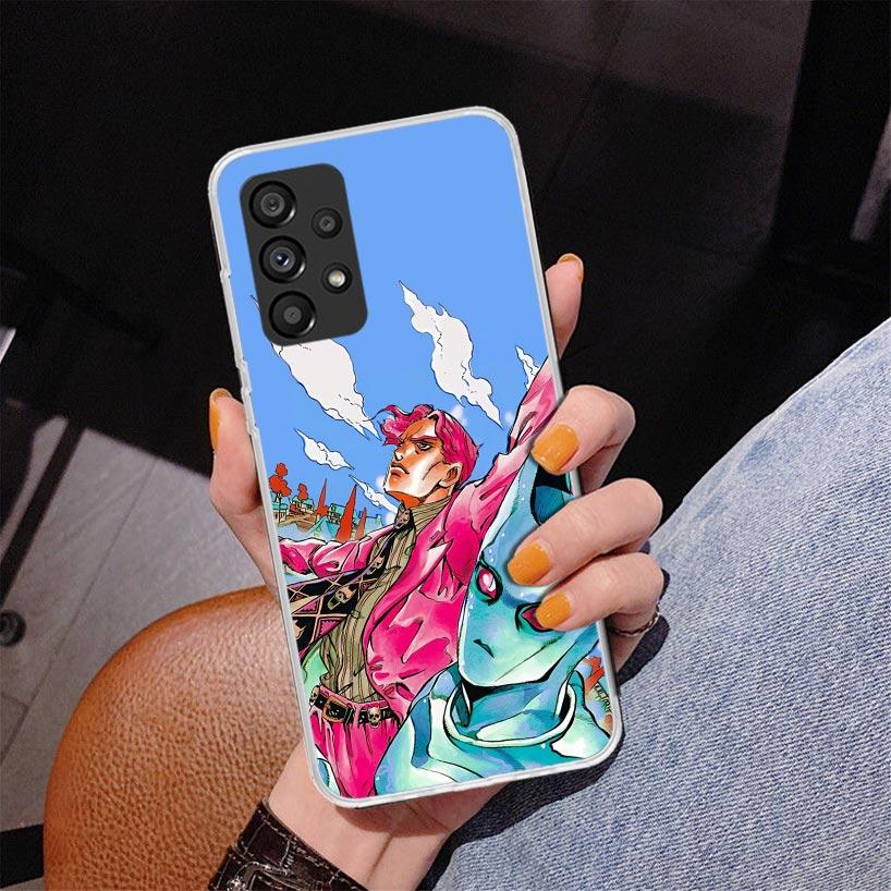 JoJo Kira Yoshikage Killer Queen Phone Case For Samsung Galaxy A52 A42 A32 A22 A12 A51 A41 A31 A21S A50S A40 A30S A20S A20E A10